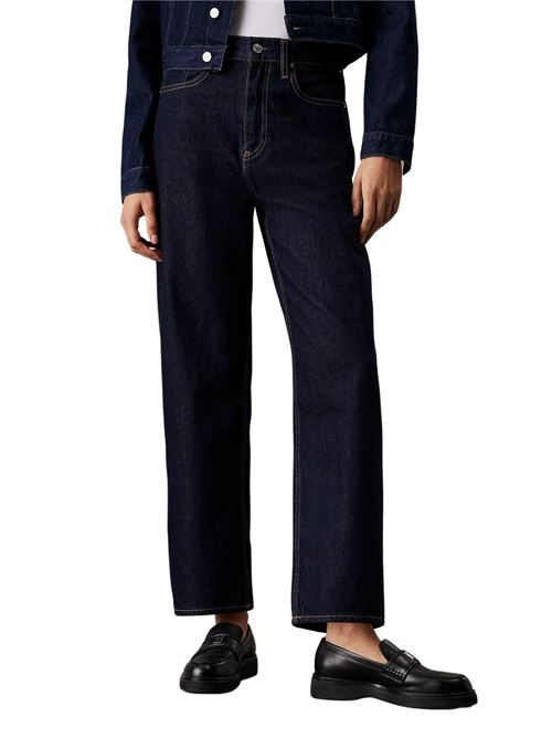 Jeans blu scuro in cotone Calvin Klein Jeans | J20J2254691AP